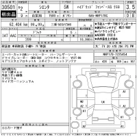 Toyota SIENTA лот № 30501 оценка 3.5  с аукциона в Японии 11