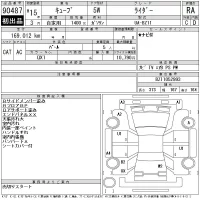 Nissan CUBE лот № 90487 оценка RA  с аукциона в Японии 10