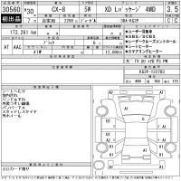 Mazda CX-8 лот № 30560 оценка 3.5  с аукциона в Японии 11
