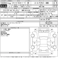 Subaru EXIGA лот № 10203 оценка 3.5  с аукциона в Японии 11