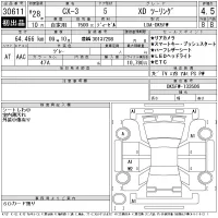 Mazda CX-3 лот № 30611 оценка 4.5  с аукциона в Японии 11