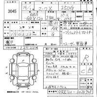 Toyota MARK X лот № 3045 оценка R  с аукциона в Японии 5