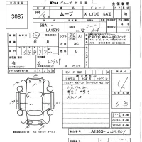 Daihatsu MOVE лот № 3087 оценка 4  с аукциона в Японии 5