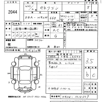 Mitsubishi EK WAGON лот № 2044 оценка 3.5  с аукциона в Японии 5
