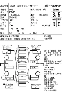 Toyota MARK II лот № 60504 оценка 3.5  с аукциона в Японии 6