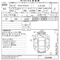 Toyota PIXIS JOY лот № 40009 оценка 3  с аукциона в Японии 10