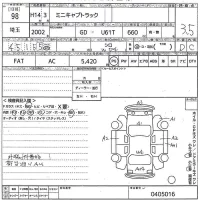 Mitsubishi MINICAB TRUCK лот № 98 оценка 3.5  с аукциона в Японии 9