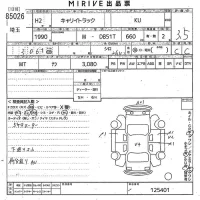 Suzuki CARRY TRUCK лот № 85026 оценка 3.5  с аукциона в Японии 9
