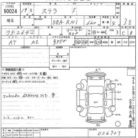 Subaru STELLA лот № 90024 оценка 3.5  с аукциона в Японии 10