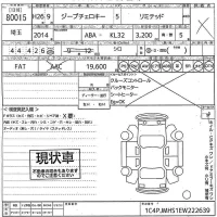 Chrysler JEEP CHEROKEE лот № 80015 оценка X  с аукциона в Японии 10