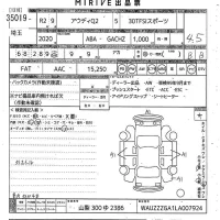 Audi Q2 лот № 35019 оценка 4.5  с аукциона в Японии 10