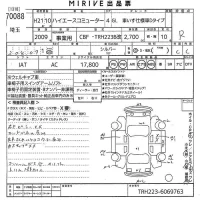 Toyota HIACE лот № 70088 оценка R  с аукциона в Японии 11