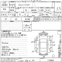 Suzuki JIMNY SIERRA лот № 10187 оценка 3.5  с аукциона в Японии 10