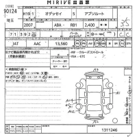 Honda ODYSSEY лот № 90124 оценка 3.5  с аукциона в Японии 11