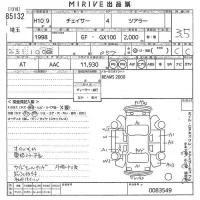Toyota CHASER лот № 85132 оценка 3.5  с аукциона в Японии 10