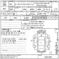 Nissan ROOX лот № 260 оценка 3.5  с аукциона в Японии 10