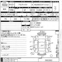 Toyota ALTEZZA лот № 70242 оценка 3  с аукциона в Японии 10