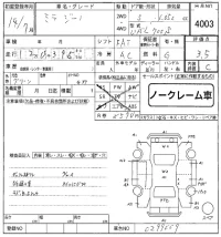 Daihatsu MIRA лот № 4003 оценка 3.5  с аукциона в Японии 8