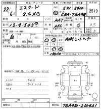 Suzuki ESCUDO лот № 2519 оценка 3.5  с аукциона в Японии 8