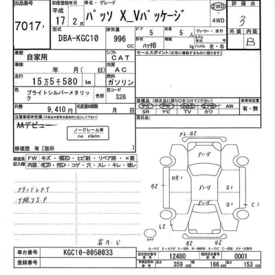 Toyota PASSO  с аукциона в Японии