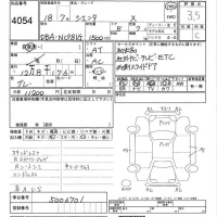 Toyota SIENTA лот № 4054 оценка 3.5  с аукциона в Японии 7