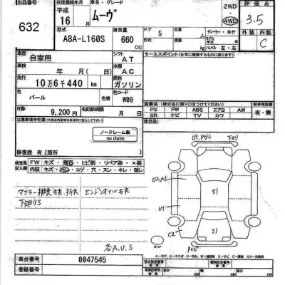 Daihatsu MOVE  с аукциона в Японии