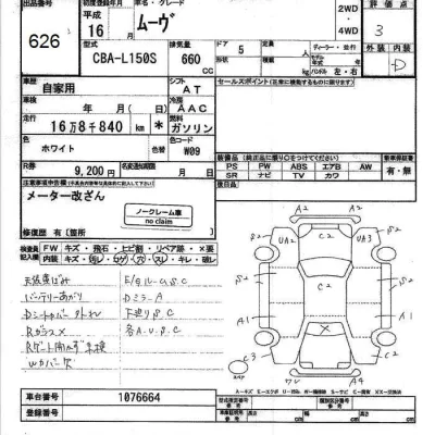 Daihatsu MOVE  с аукциона в Японии