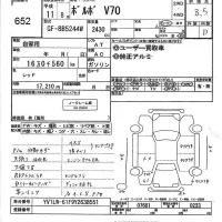 Volvo V70 лот № 652 оценка 3.5  с аукциона в Японии 7