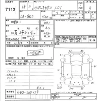 Subaru IMPREZA лот № 7113 оценка 3  с аукциона в Японии 3