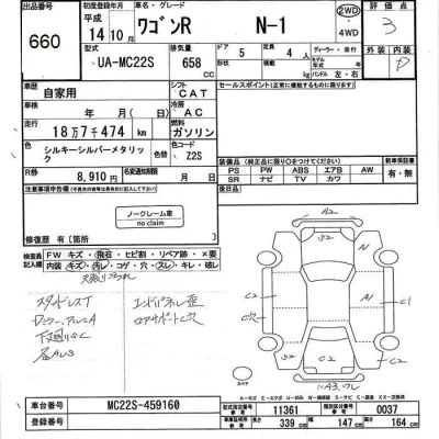 Suzuki WAGON R  с аукциона в Японии