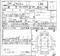 Toyota WISH лот № 3083 оценка 3.5  с аукциона в Японии 6