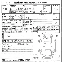 BMW MINI лот № 7001 оценка 3.5  с аукциона в Японии 7