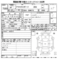 Mazda AXELA лот № 7580 оценка 3.5  с аукциона в Японии 8