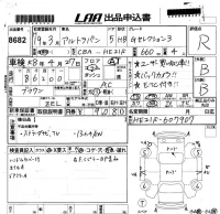 Suzuki ALTO LAPIN лот № 8682 оценка R  с аукциона в Японии 5