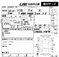 Suzuki SOLIO лот № 6036 оценка 3.5  с аукциона в Японии 5