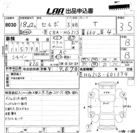 Suzuki CERVO лот № 8030 оценка 3.5  с аукциона в Японии 5