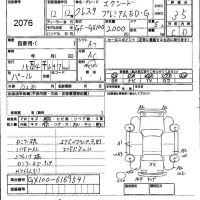 Toyota CRESTA лот № 2076 оценка 3.5  с аукциона в Японии 6