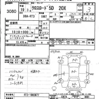 Honda CROSSROAD лот № 3080 оценка 3  с аукциона в Японии 4