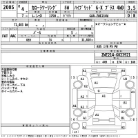 Toyota COROLLA TOURING лот № 2005 оценка 3.5  с аукциона в Японии 2