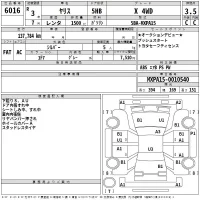 Toyota YARIS лот № 6016 оценка 3.5  с аукциона в Японии 2