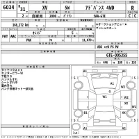 Subaru XV лот № 6034 оценка R  с аукциона в Японии 2