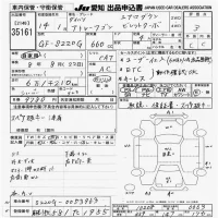 Daihatsu Atrai Wagon лот № 35161 оценка 3  с аукциона в Японии 9