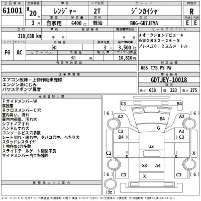 Hino RANGER  с аукциона в Японии