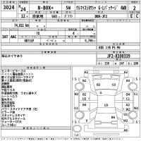Honda N BOX PLUS лот № 3024 оценка 2  с аукциона в Японии 2