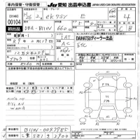 Mitsubishi EK WAGON лот № 104 оценка 4  с аукциона в Японии 7