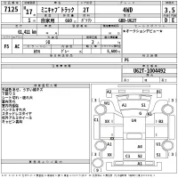 Mitsubishi MINICAB TRUCK лот № 7125 оценка 3.5  с аукциона в Японии 2