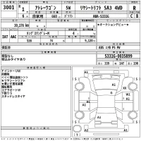 Daihatsu Atrai Wagon лот № 3001 оценка R  с аукциона в Японии 2