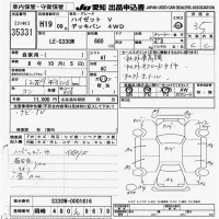 Daihatsu HIJET VAN лот № 35331 оценка 3.5  с аукциона в Японии 9