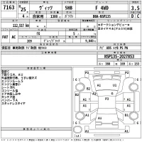 Toyota VITZ лот № 7163 оценка 3.5  с аукциона в Японии 2