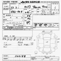 Honda ACTY TRUCK лот № 35387 оценка 3  с аукциона в Японии 9